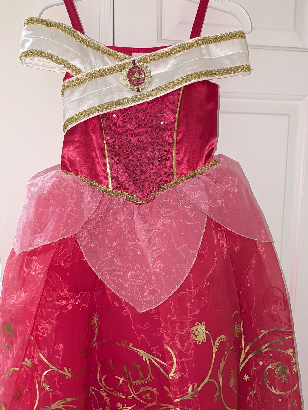 Disney Store Sleeping Beauty Princess Aurora Dress Size 5/6